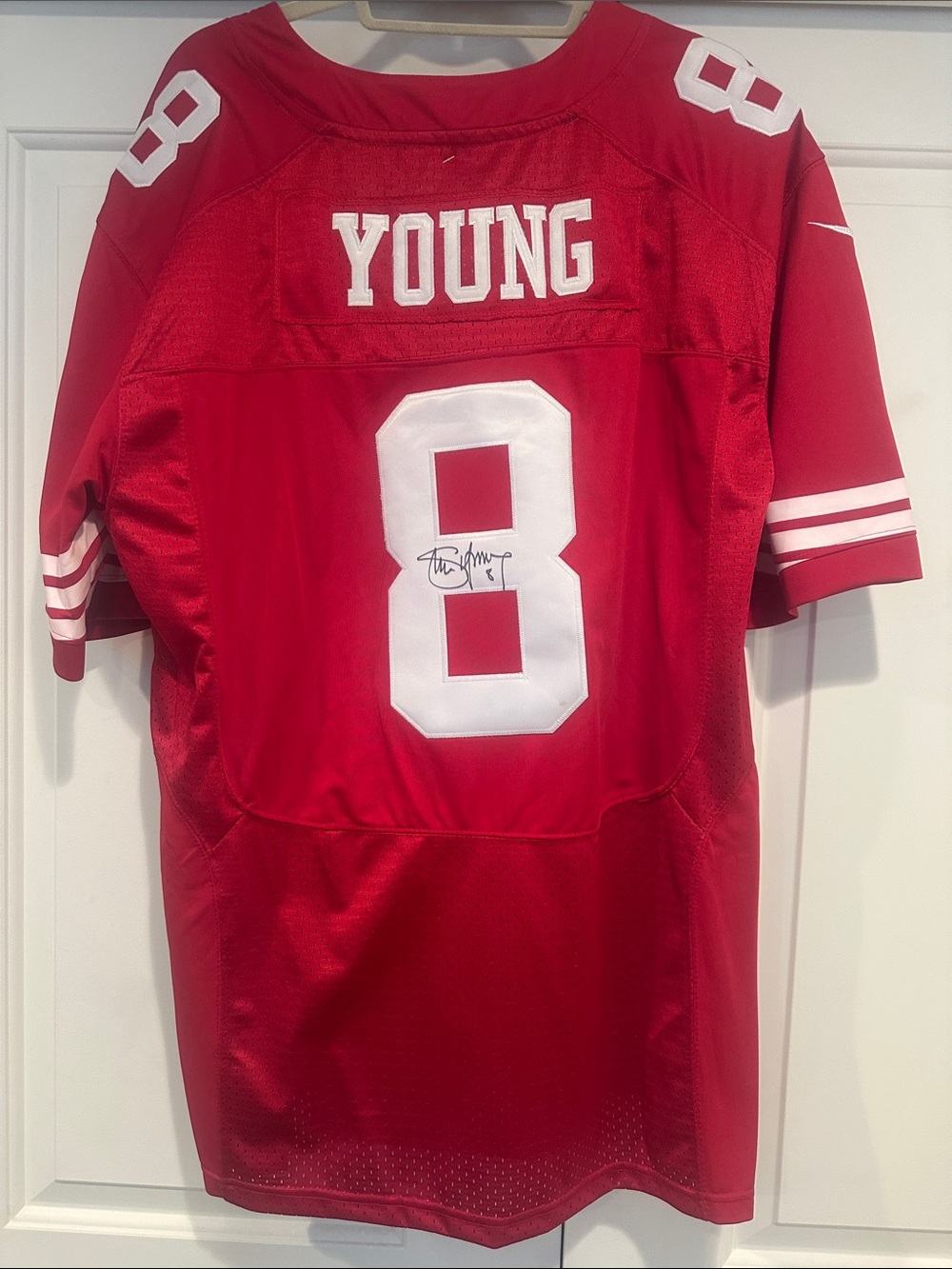 SIGNED STEVE YOUNG #8 Football Jersey AUTOGRAPHED